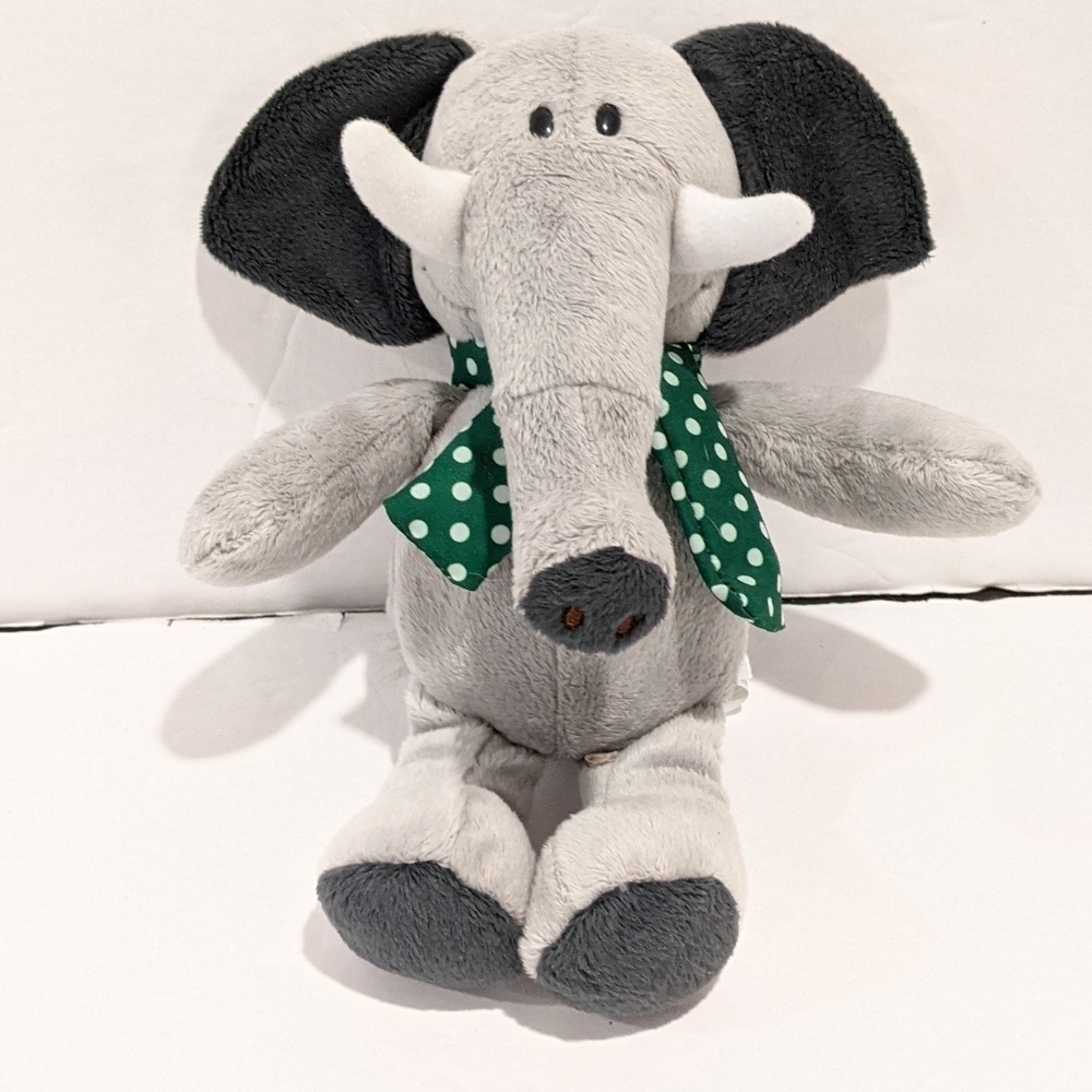 2/$20 Kinder Surprise grey elephant plush 9”